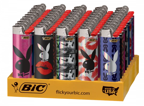 BIC Lighters Wholesale – J26 Maxi, J25 Mini, Raw, NFL Series, Astrology Zodiac, Playboy Collection - Image 6