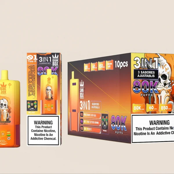 Bang Box 80000 Puffs Disposable Vape | 3-in-1 Flavors | 60ml | 850mAh