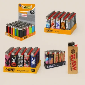 BIC J26 Maxi solid colors disposable lighter wholesale