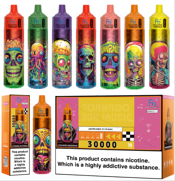 Fumot Tornado 30000 Music Vape – disposable vape with built-in music speaker and 30K puffs capacity