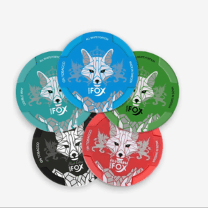 White Fox nicotine pouches – all strengths 12mg, 16.5mg, 20mg, 30mg – Double Mint, Classic Mint, Full Charge, Peppered Mint, Black Edition
