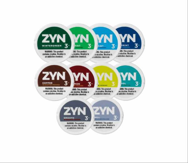 ZYN nicotine pouches 3mg – All flavors Wintergreen, Spearmint, Peppermint, Citrus, Coffee, Apple Mint, Black Cherry